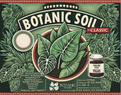Botanic Soil Moister podłoże do roślin wilgociolubnych: kalatea, maranta, skrzydłokwiat