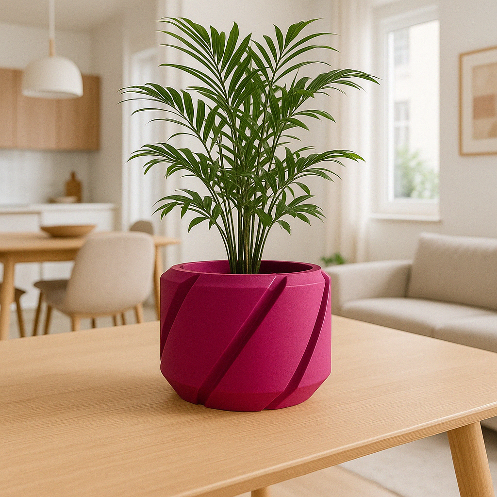 Doniczka Zamara 3D – organiczna doniczka z PLA